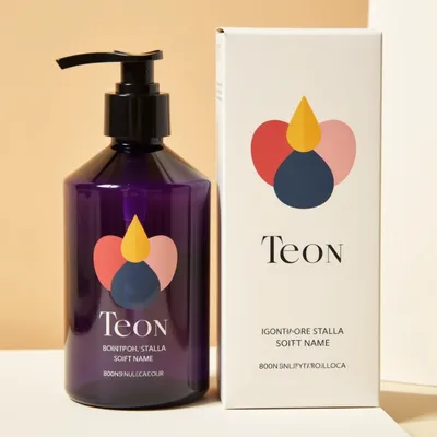 AI-Generated packaging for Pump bottle