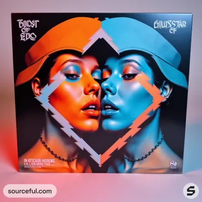 AI-Generated packaging for Vinyl album cover