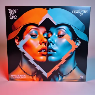 AI-Generated packaging for Vinyl album cover