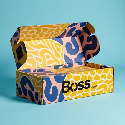 AI-Generated packaging for Mailer box