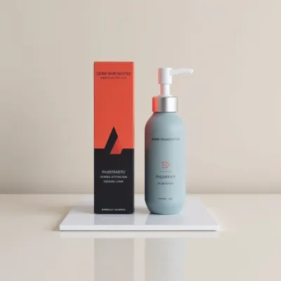 AI-Generated packaging for Pump bottle in the Beauty and Personal Care industry