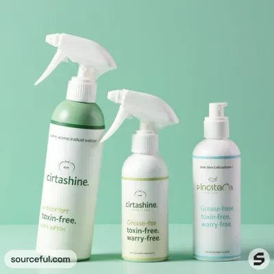 AI-Generated packaging for Spray bottle in the Cleaning Supplies industry