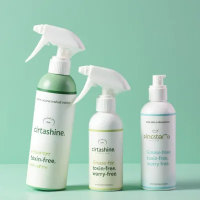 AI-Generated packaging for Spray bottle in the Cleaning Supplies industry