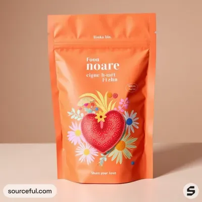 AI-Generated packaging for Food pouch in the Food and Snacks industry