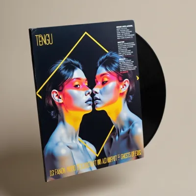 AI-Generated packaging for Vinyl album cover
