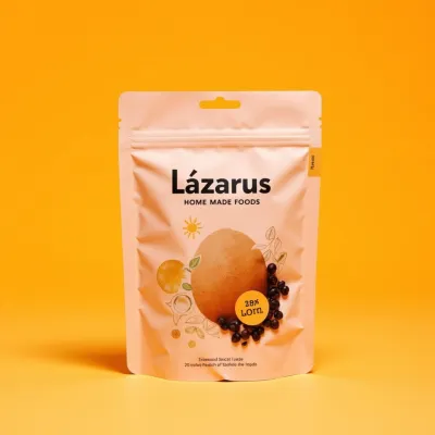 AI-Generated Food pouch packaging for Food and Snacks