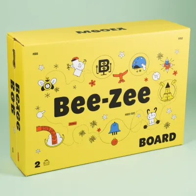 AI-Generated black shipping box packaging