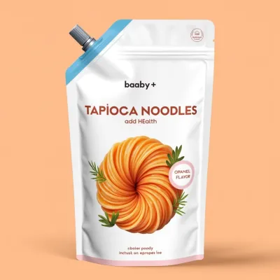 AI-Generated packaging for Food pouch in the Food and Snacks industry