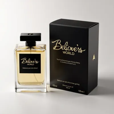 AI-Generated packaging for Perfume bottle in the Fragrances industry
