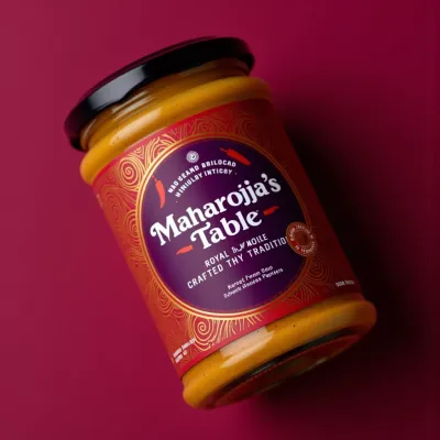 AI-Generated packaging for Food glass jar