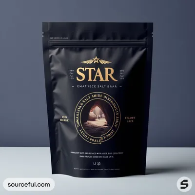 AI-Generated packaging for Food pouch in the Gourmet and Specialty Foods industry