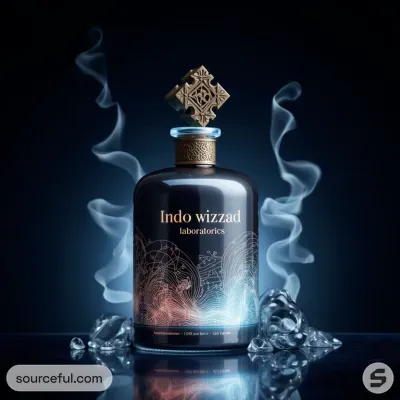 AI-Generated black food pouch packaging