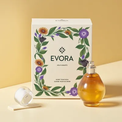 AI-Generated packaging for Perfume bottle