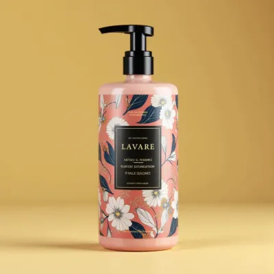 AI-Generated packaging for Pump bottle