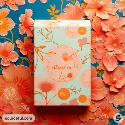 AI-Generated packaging for Mailer box in the Fragrances industry