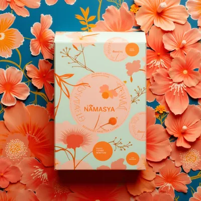 AI-Generated packaging for Mailer box in the Fragrances industry