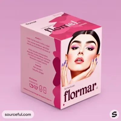 AI-Generated packaging for Carton box in the Beauty and Personal Care industry