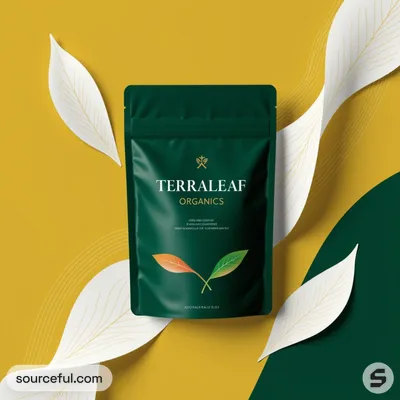 AI-Generated packaging for Food pouch in the Health and Wellness industry
