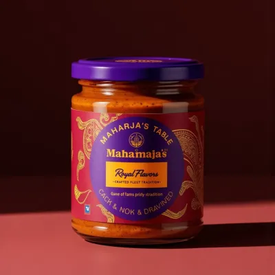 AI-Generated packaging for Food glass jar