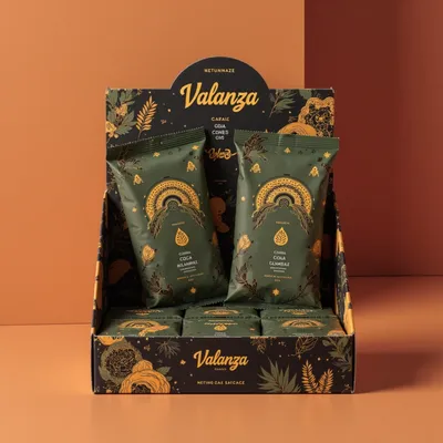 AI-Generated packaging for Shelf display box