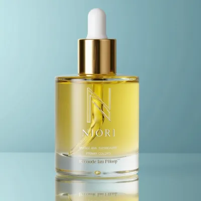 AI-Generated packaging for Dropper bottle in the Beauty and Personal Care industry