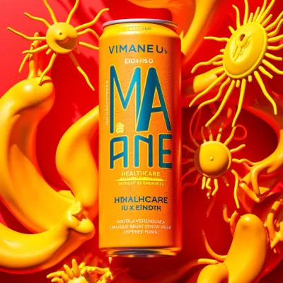 AI-Generated packaging for Drinks can in the Health and Wellness industry