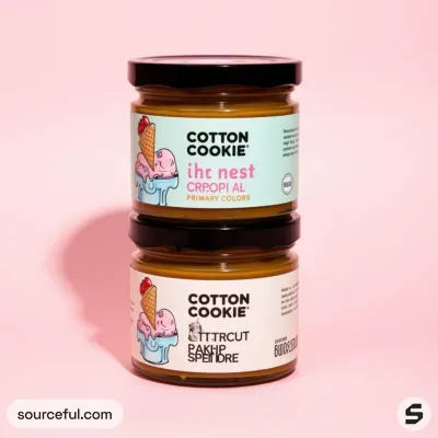 AI-Generated packaging for Food glass jar in the Gourmet and Specialty Foods industry