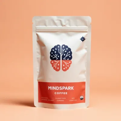 AI-Generated Food pouch packaging for Food and Snacks