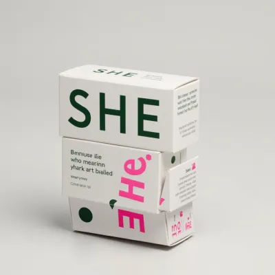 AI-Generated packaging for Carton box in the Health and Wellness industry