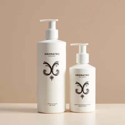 AI-Generated modern pump bottle packaging