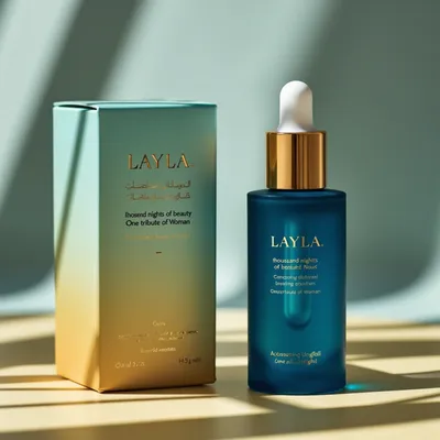 AI-Generated packaging for Dropper bottle