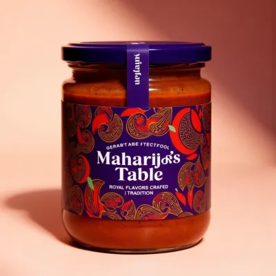 AI-Generated packaging for Food glass jar