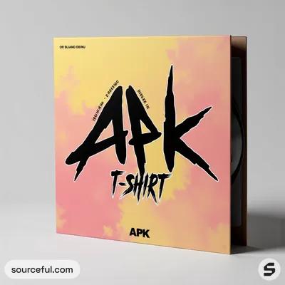 AI-Generated packaging for Vinyl album cover in the Fashion and Accessories industry