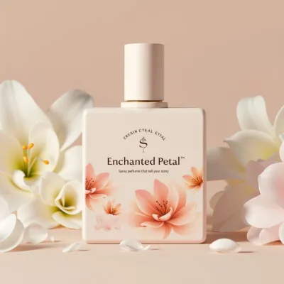 AI-Generated Perfume bottle packaging for Beauty and Personal Care