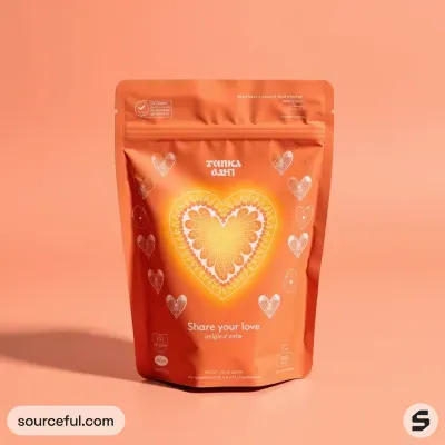 AI-Generated packaging for Food pouch in the Food and Snacks industry