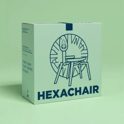 AI-Generated packaging for Shipping box in the Furniture and Home Decor industry