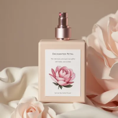 AI-Generated packaging for Perfume bottle