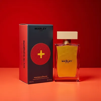 AI-Generated packaging for Perfume bottle