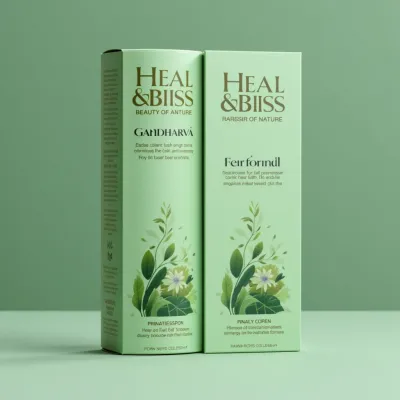 AI-Generated modern carton box packaging