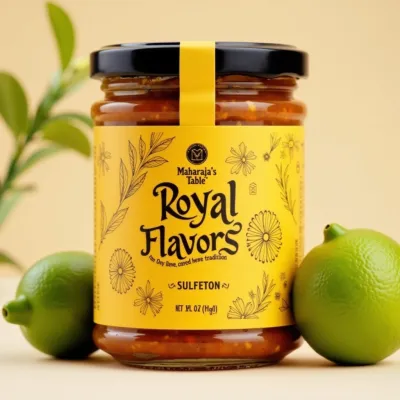 AI-Generated packaging for Food glass jar