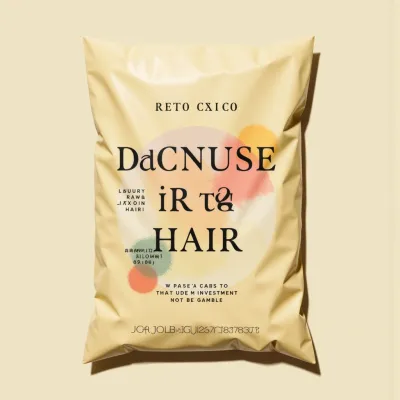 AI-Generated packaging for Plastic mailing bag in the Beauty and Personal Care industry
