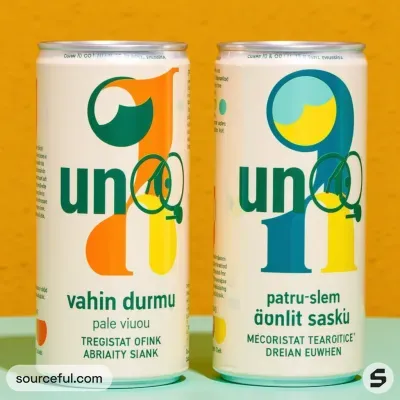 AI-Generated packaging for Drinks can in the Beverages industry