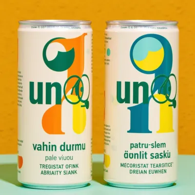 AI-Generated packaging for Drinks can in the Beverages industry