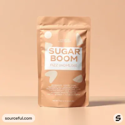 AI-Generated packaging for Food pouch in the Beverages industry