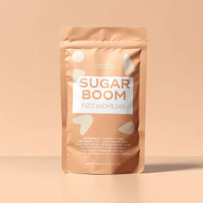 AI-Generated packaging for Food pouch in the Beverages industry