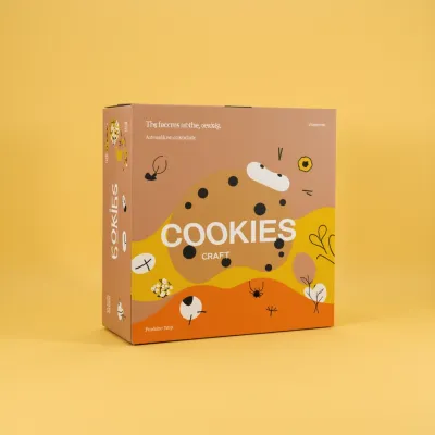 AI-Generated packaging for Shipping box in the Food and Snacks industry
