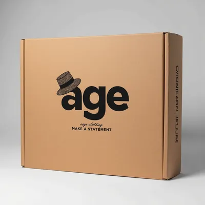 AI-Generated packaging for Mailer box