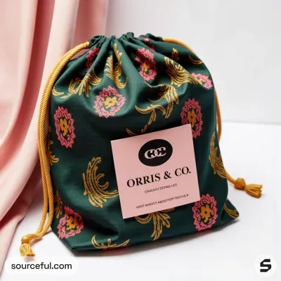 AI-Generated packaging for Drawstring bag