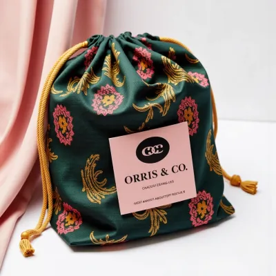 AI-Generated packaging for Drawstring bag