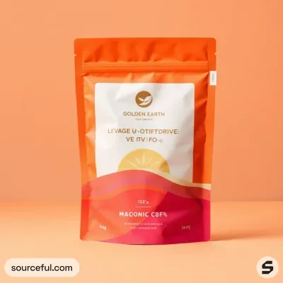 AI-Generated packaging for Food pouch in the Organic and Natural Products industry
